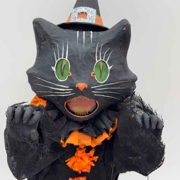 Bethany Lowe Medium Scaredy Cat Ghoul Black Cat Halloween Decor 17" NEW - Picture 8 of 9